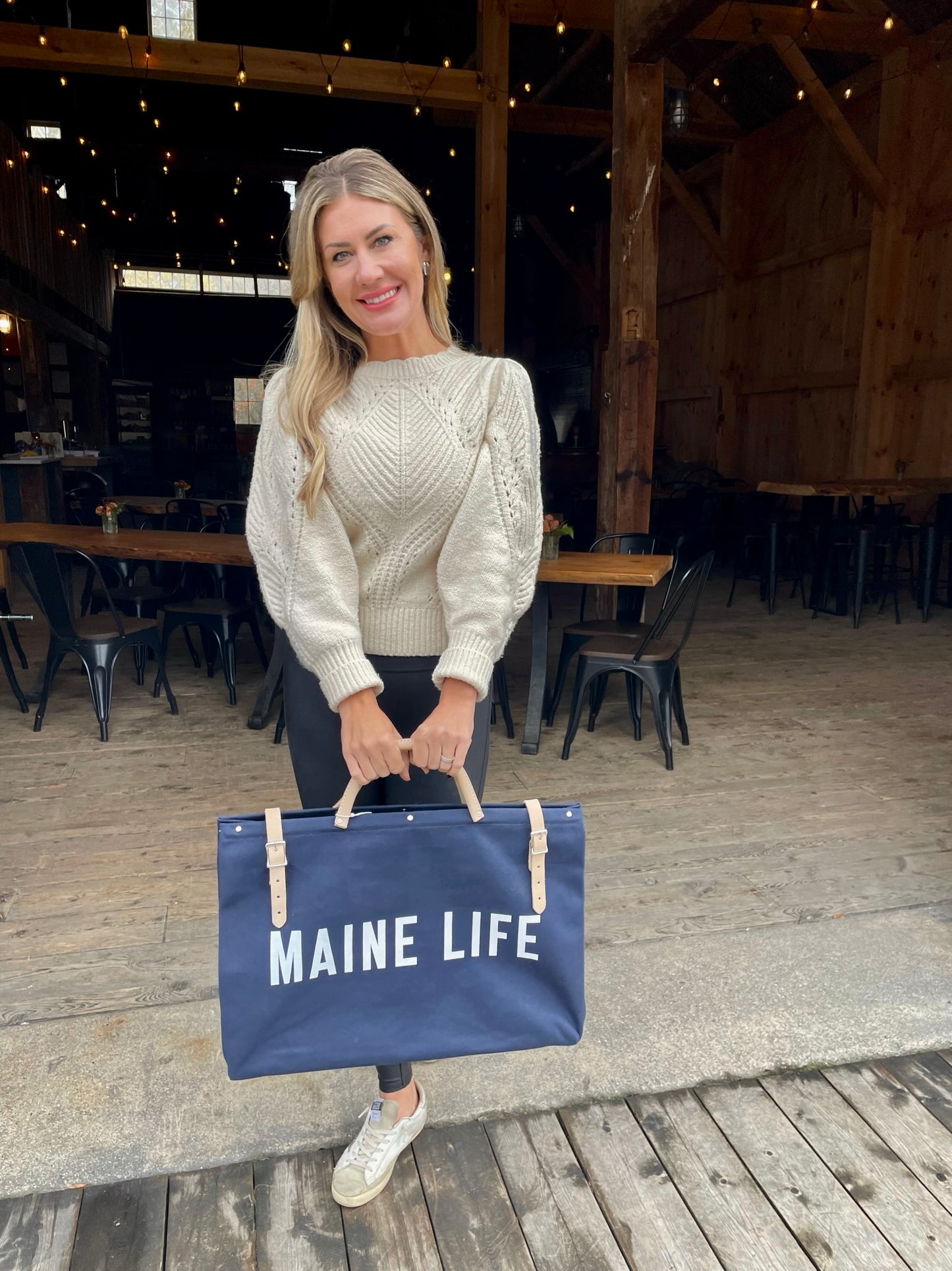 Maine Life Canvas Utility Bag