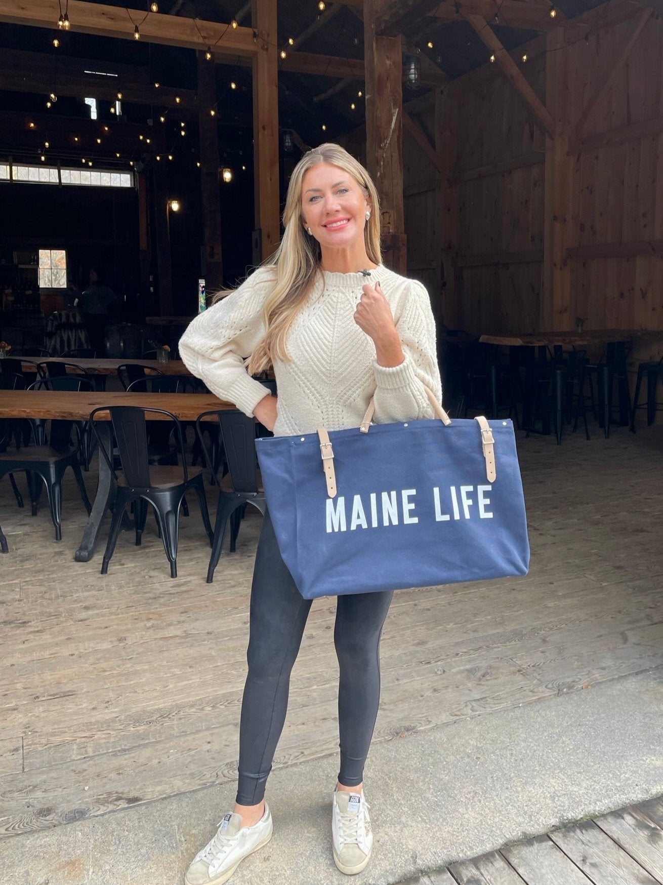 Maine Life Canvas Utility Bag