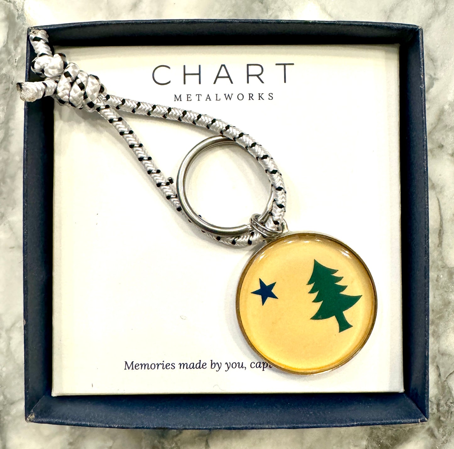 Maine State 1901 Key Ring