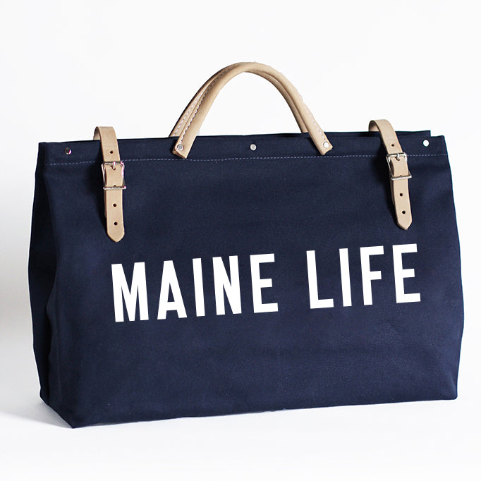 Maine Life Canvas Utility Bag
