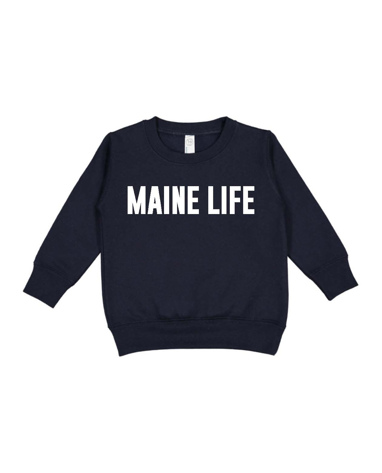 Maine Life Sweatshirt - KIDS' Crew