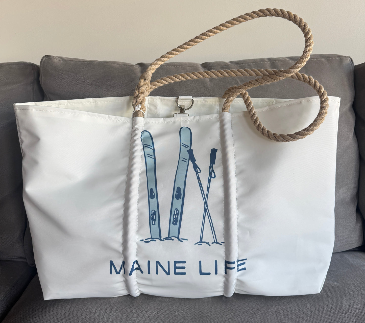 Maine Life Large Ski Tote - by Sea Bags