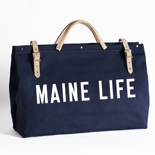 Maine Life Canvas Utility Bag