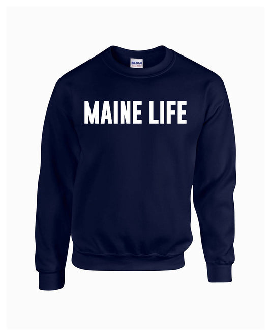 Maine Life Sweatshirt ADULT Crew