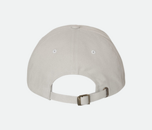 Load image into Gallery viewer, back of gray baseball hat
